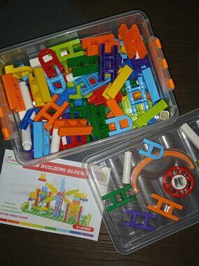 118 Piece STEM Building Set Ages 3+ Like New!